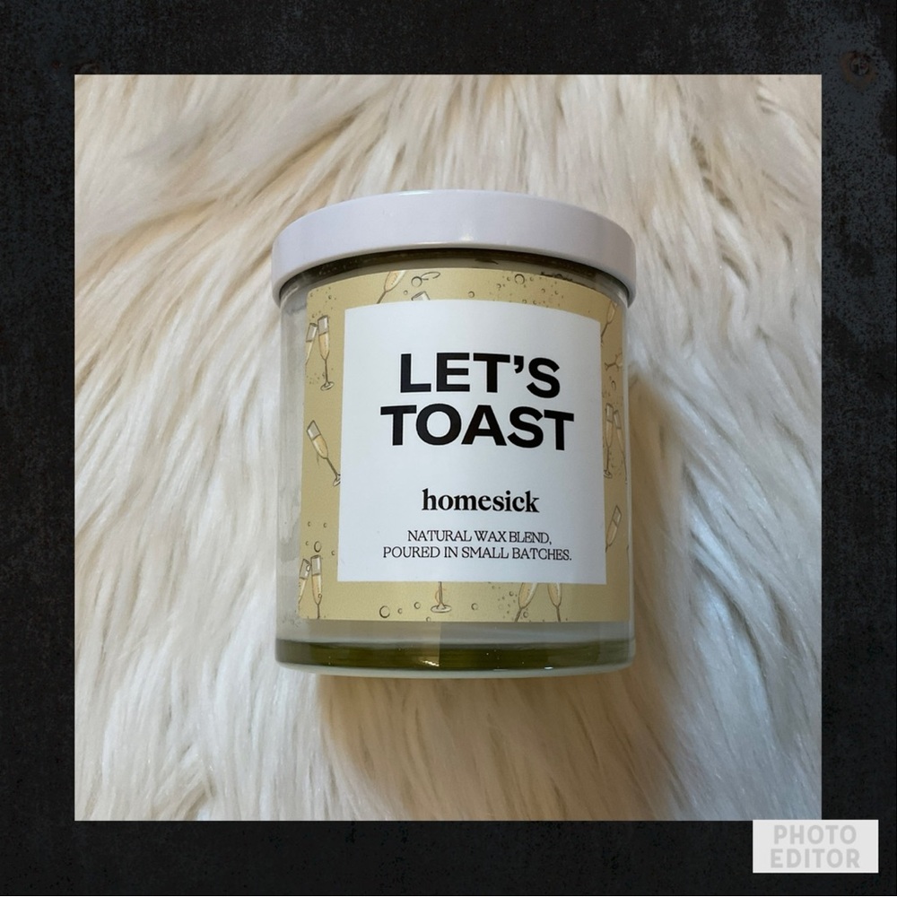 Homesick Let’s Toast Jar Candle - New - 7.5 oz.